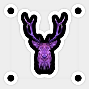 Deer polygonal Sticker